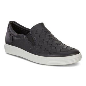 ECCO Shoes Women's Soft 7 Woven Slip On Fashion Sneakers